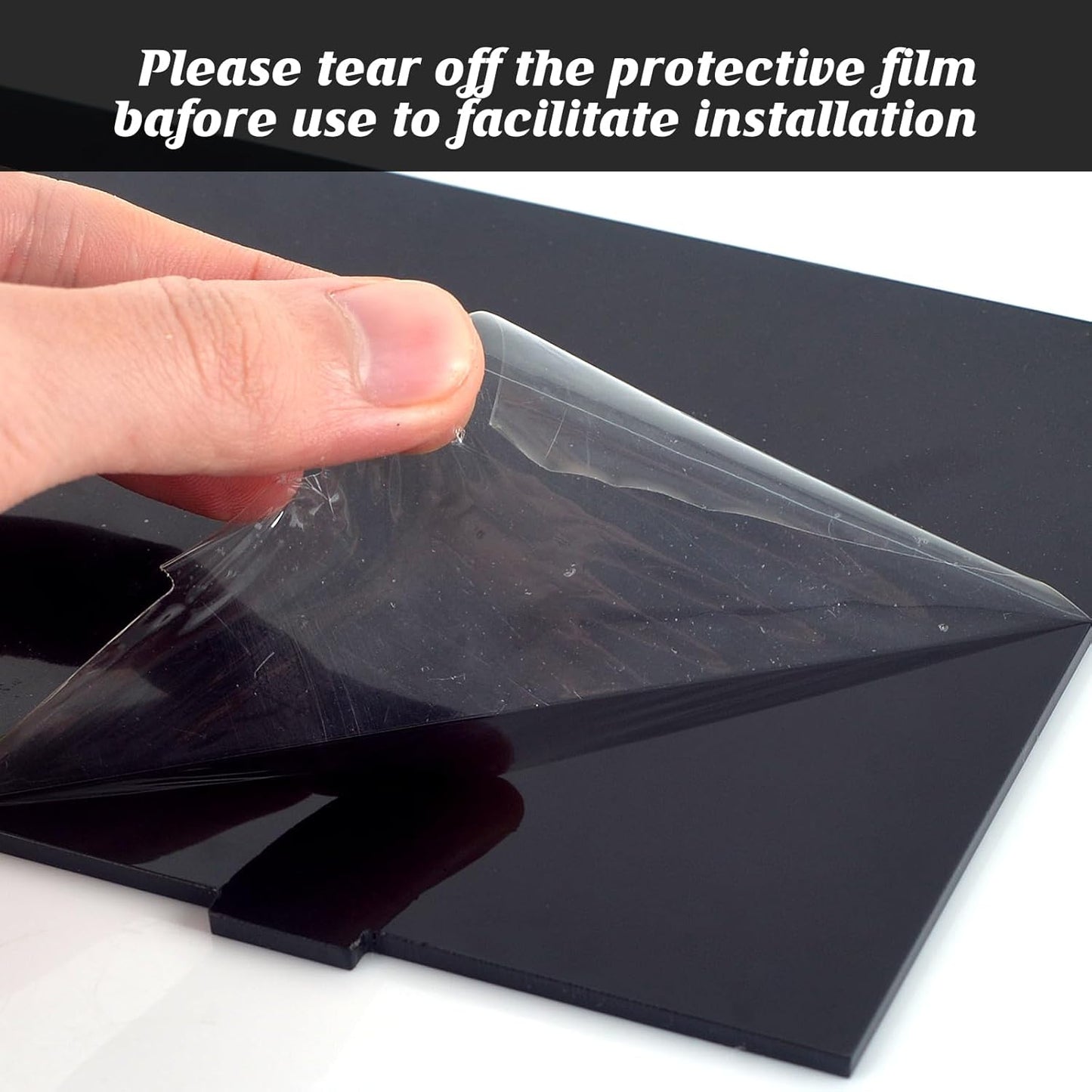 3-Tier Black Acrylic Greeting Card Display Stand Greeting Card Organizer Postcard Display Stand Sticker Display Stand Card Display Stand Retail Display Stand for Crafts Exhibitor Event Counter Table (Black)