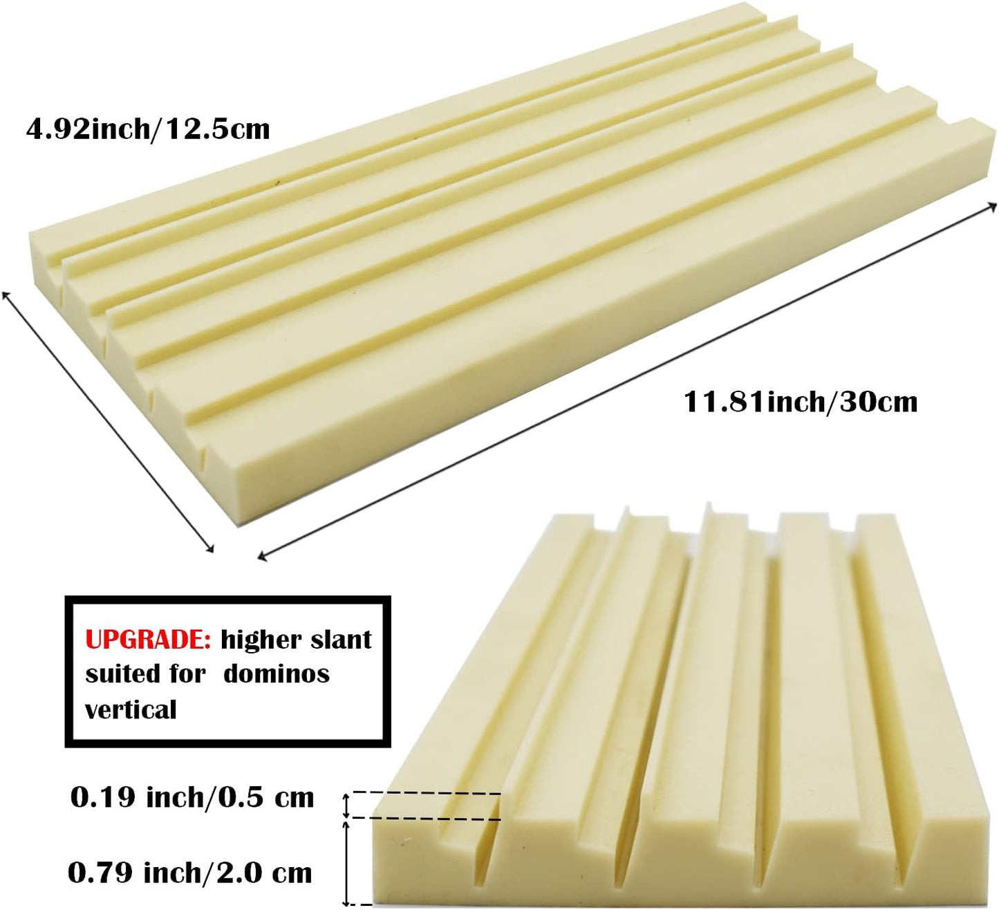 Yuanhe Plastic Domino Card Stand - Domino Stand Storage Box and Playing Card Game Stand/Tray, Set of 4